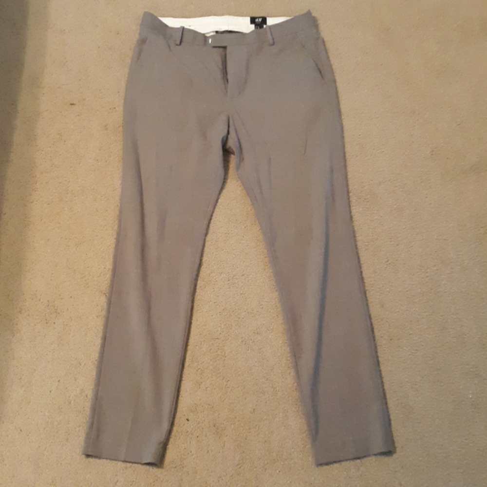 H & M mens slim fit dress pants